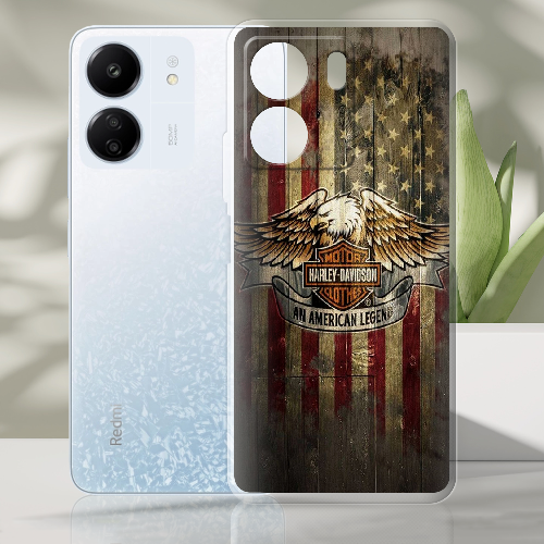 Чехол BoxFace Xiaomi Redmi 13C Harley Davidson An American Legend