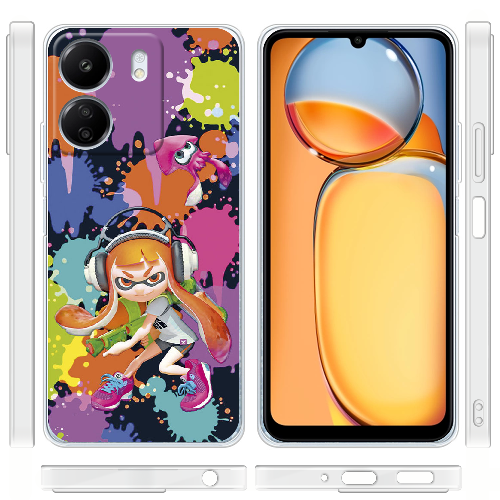 Чехол BoxFace Xiaomi Redmi 13C Splatoon Inklings