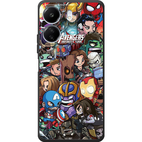 Чехол BoxFace Xiaomi Redmi 13C Avengers Infinity War