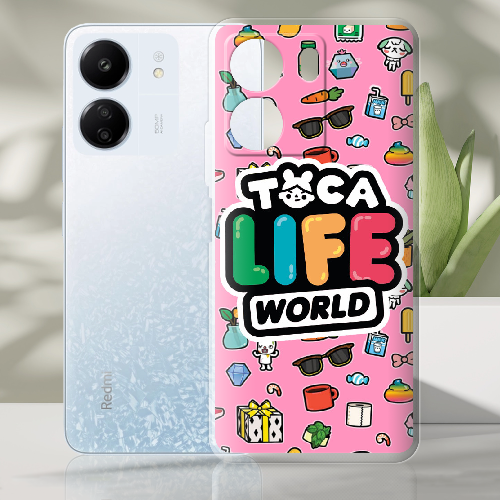 Чехол BoxFace Xiaomi Redmi 13C Toca Boca Life World