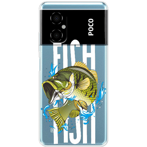 Чехол BoxFace Poco M4 5G Bass fish