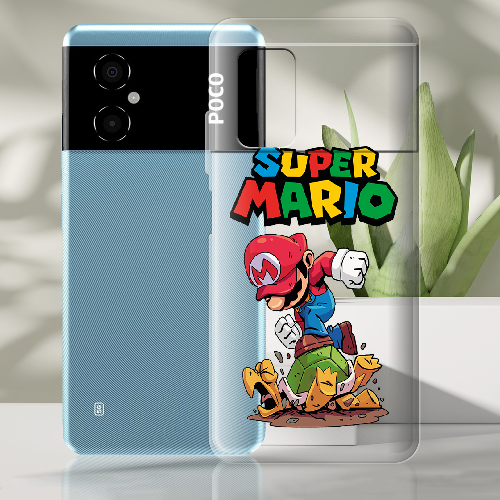 Чехол BoxFace Poco M4 5G Super Mario