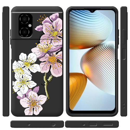 Чехол BoxFace Poco M4 5G Cherry Blossom