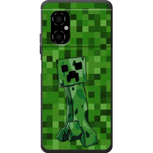 Чехол BoxFace Poco M4 5G Minecraft Creeper