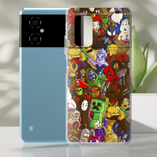 Чехол BoxFace Poco M4 5G Злодеи