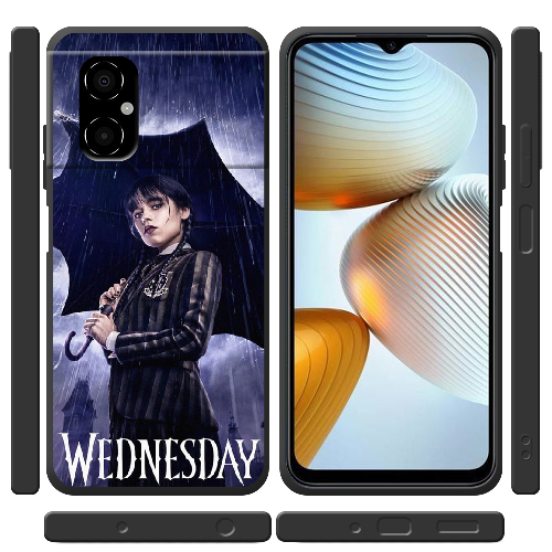 Чехол BoxFace Poco M4 5G Wednesday Addams