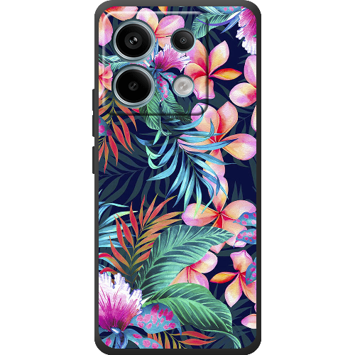 Чехол BoxFace Xiaomi Redmi Note 13 Pro 5G flowers in the tropics