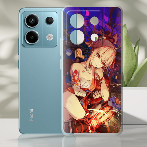 Чехол BoxFace Xiaomi Redmi Note 13 Pro 5G Genshin Ёимия с огоньком