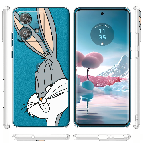 Чехол BoxFace Motorola Edge 40 Neo Lucky Rabbit