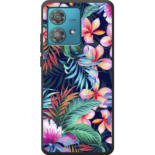 Чехол BoxFace Motorola Edge 40 Neo flowers in the tropics