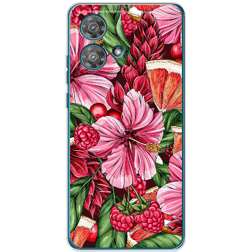 Чехол BoxFace Motorola Edge 40 Neo Tropical Flowers