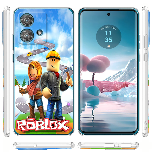 Чехол BoxFace Motorola Edge 40 Neo Roblox Білдерман