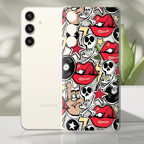 Чехол BoxFace Samsung Galaxy S24 Plus Rock Graffiti