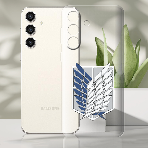 Чехол BoxFace Samsung Galaxy S24 Plus Атака Титанов Крылья Свободы