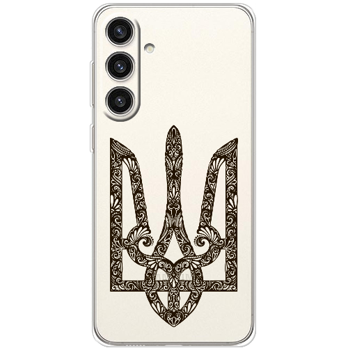 Чехол BoxFace Samsung Galaxy S24 Plus Ukrainian Black Trident