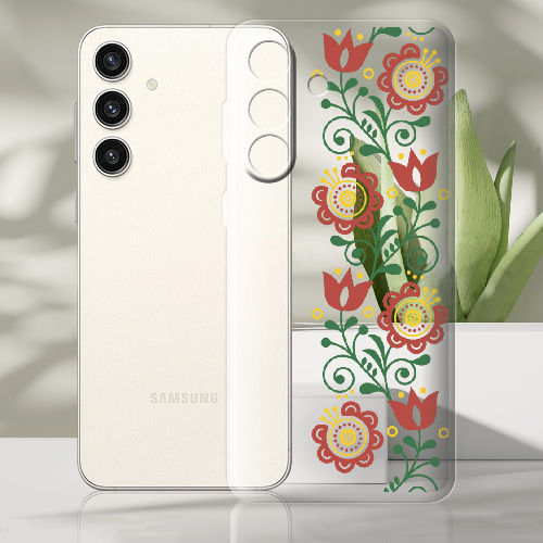 Чехол BoxFace Samsung Galaxy S24 Plus Ethno Flower