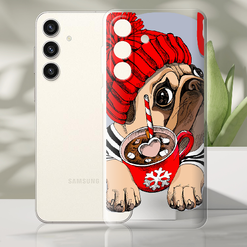 Чехол BoxFace Samsung Galaxy S24 Plus Winter Puggy