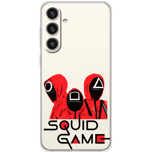Чехол BoxFace Samsung Galaxy S24 Plus siquid game люди в красном