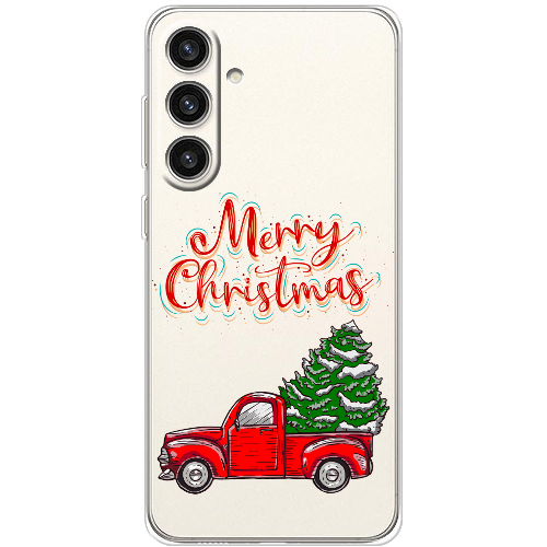 Чехол BoxFace Samsung Galaxy S24 Plus Holiday Car Merry Christmas