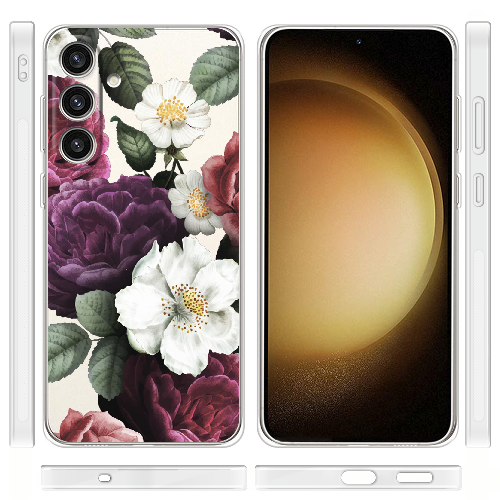 Чехол BoxFace Samsung Galaxy S24 Plus Цветочные Темные Сны
