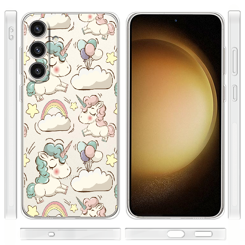 Чехол BoxFace Samsung Galaxy S24 Plus Unicorns