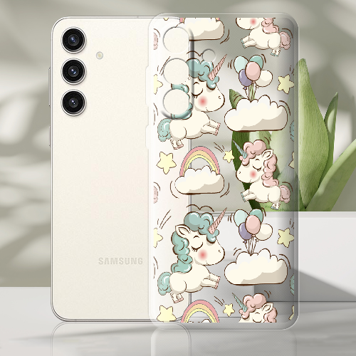 Чехол BoxFace Samsung Galaxy S24 Plus Unicorns