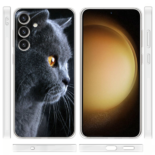 Чехол BoxFace Samsung Galaxy S24 Plus English cat