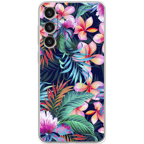 Чехол BoxFace Samsung Galaxy S24 Plus flowers in the tropics