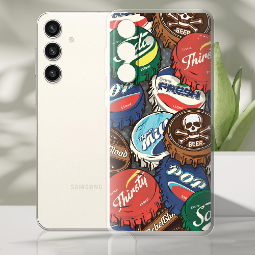 Чехол BoxFace Samsung Galaxy S24 Plus Drink Lids