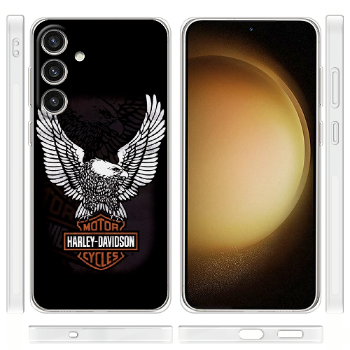 Чехол BoxFace Samsung Galaxy S24 Plus Harley Davidson and eagle