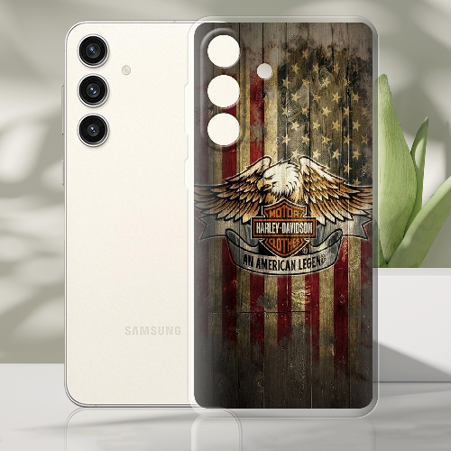 Чехол BoxFace Samsung Galaxy S24 Plus Harley Davidson An American Legend