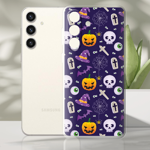 Чехол BoxFace Samsung Galaxy S24 Plus Halloween Purple Mood