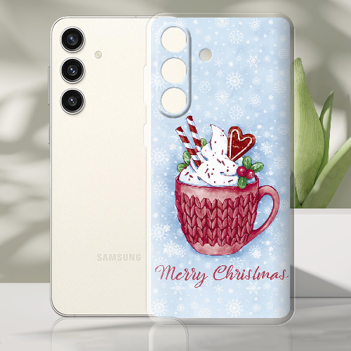 Чехол BoxFace Samsung Galaxy S24 Plus Рождественское Какао