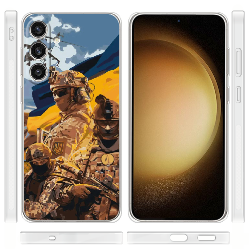 Чехол BoxFace Samsung Galaxy S24 Plus Воїни ЗСУ