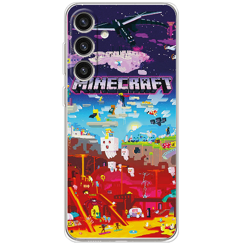 Чехол BoxFace Samsung Galaxy S24 Plus Minecraft World Beyond