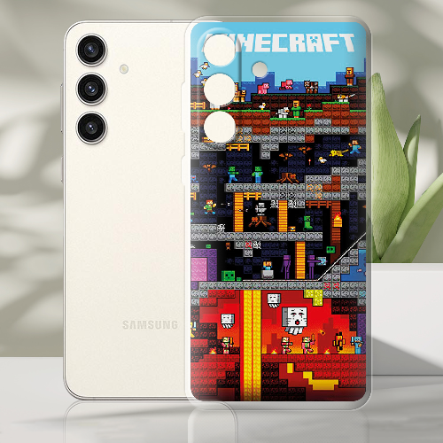 Чехол BoxFace Samsung Galaxy S24 Plus Minecraft Lode Runner