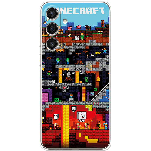 Чехол BoxFace Samsung Galaxy S24 Plus Minecraft Lode Runner