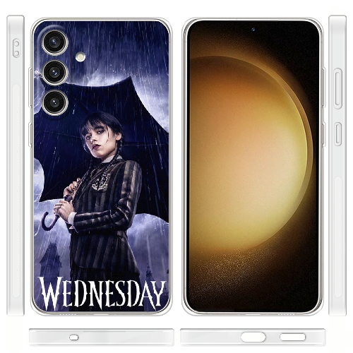 Чехол BoxFace Samsung Galaxy S24 Plus Wednesday Addams