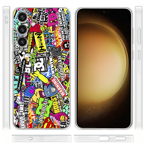 Чехол BoxFace Samsung Galaxy S24 Plus Multicolored Inscriptions