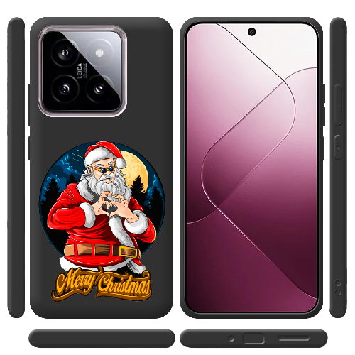 Чехол BoxFace Xiaomi 14 Cool Santa and heart