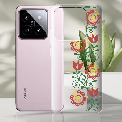 Чехол BoxFace Xiaomi 14 Ethno Flower