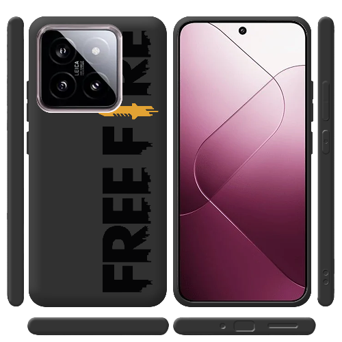 Чехол BoxFace Xiaomi 14 Черный Free Fire