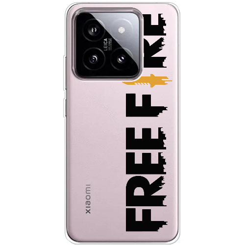 Чехол BoxFace Xiaomi 14 Черный Free Fire