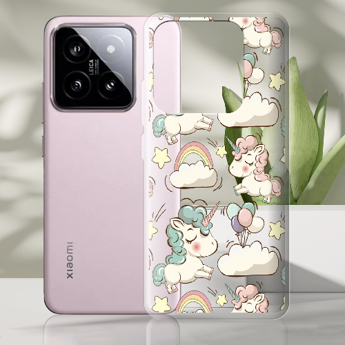 Чехол BoxFace Xiaomi 14 Unicorns