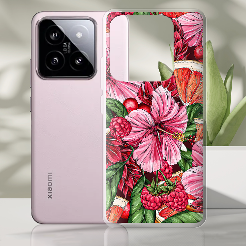 Чехол BoxFace Xiaomi 14 Tropical Flowers