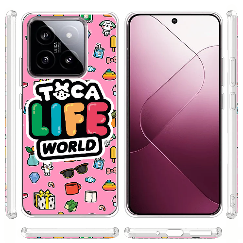 Чехол BoxFace Xiaomi 14 Toca Boca Life World