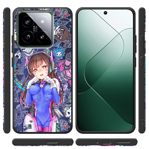 Чехол BoxFace Xiaomi 14 Pro Overwatch D.VA