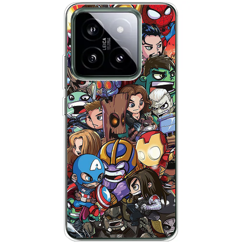 Чехол BoxFace Xiaomi 14 Pro Avengers Infinity War