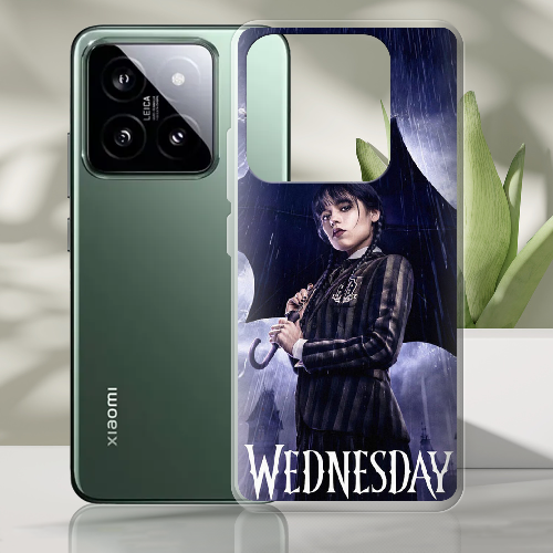 Чехол BoxFace Xiaomi 14 Pro Wednesday Addams