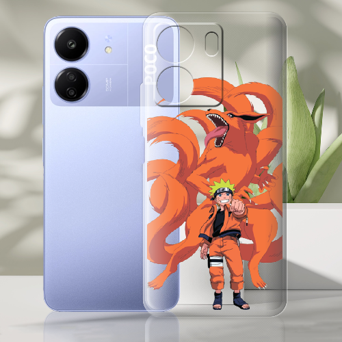 Чехол BoxFace Poco C65 Naruto and Kurama